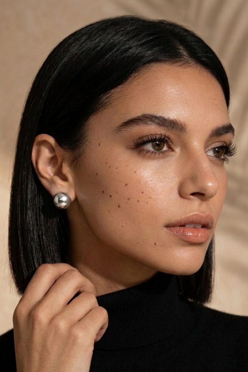 The Silver Glow Earrings